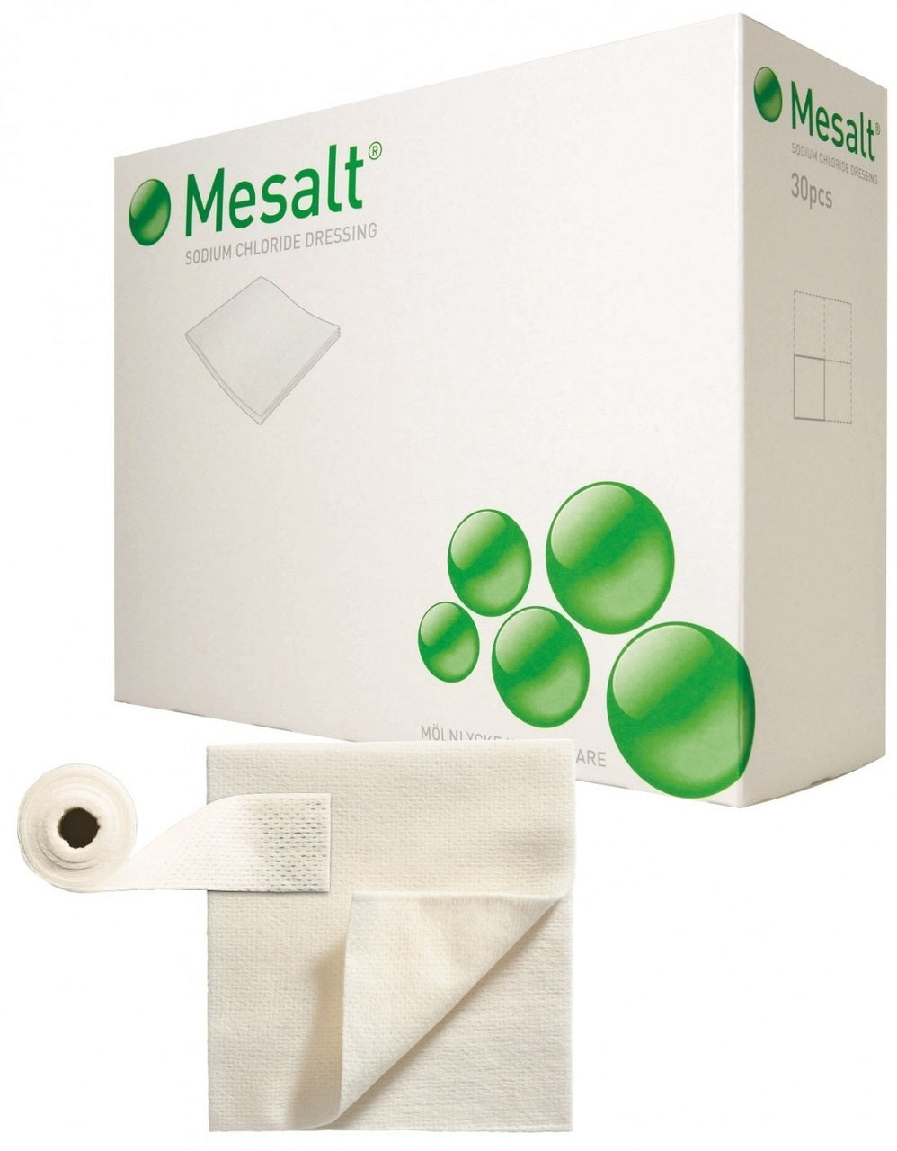 Molnlycke 285580 Mesalt Impregnated Dressing 4 in. x 4 in. (Each